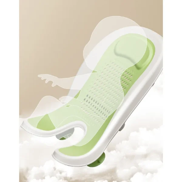Baby Bath Lying Support Newborn Bath Rack Baby Bath Tub Soft Glue Non-slip Support Bath Net Bath Bed Support Bath - Image 3