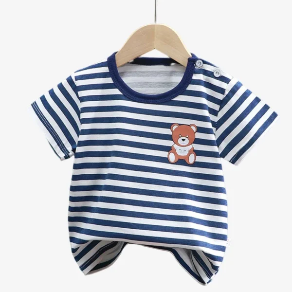 Children's Clothing T-Shirt  Kids Clothes Boys Girls Summer Cartoon Tops Short Sleeve Clothes 100% Cotton Baby Clothing - Image 8