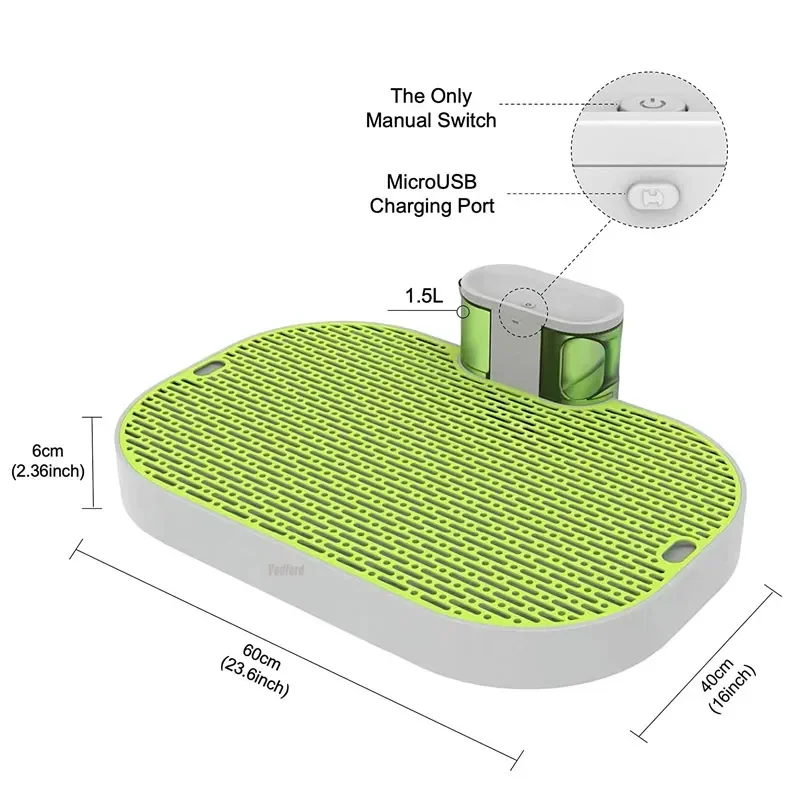 Smart Dog Toilet for Pets Indoor Potty Training Pads Puppy Potty Tray with Automatic Urine Collection and No More Paper Pad - Image 3