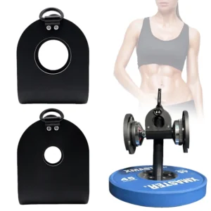 U Shaped Clip Barbell To Landmine Adapter Turn Bars Into Landmines Gym Barbell Clip Hook Dumbbells on Dip Belt for Weightlifting