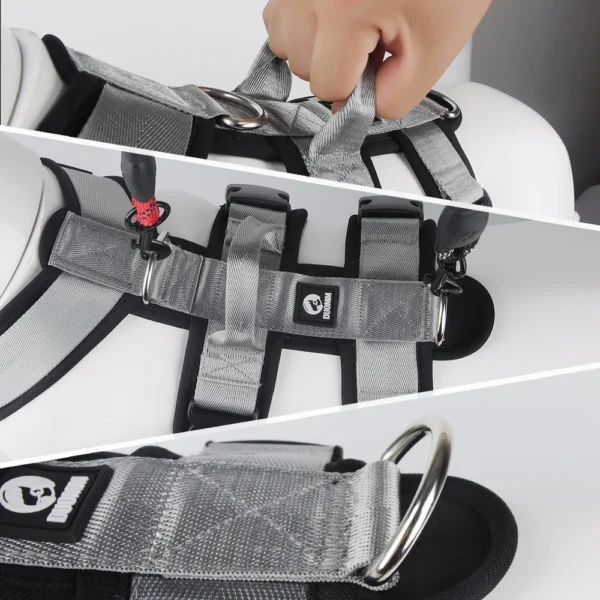 Dog Harness No Pull Adjustable Pet Harness Reflective Working Training Easy Control Pet Vest Military Service Dog Harnesses - Image 3