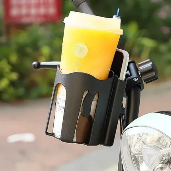 Baby Stroller Water Cup Holder With Mobile Phone Holderbottle Holderelectric Carbicycle Universal Water Bottle Holder - Image 5