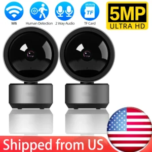 Tuya Wifi PTZ Cameras Smart Life Home Security Protection Video Surveillance Outdoor 5MP Two-Way Audio Baby Monitor Night Vision