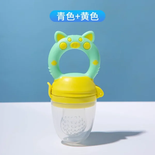 Baby Food Feeding Spoon Juice Extractor Fruit Feeder Pacifier Baby Feeding Bottle Silicone Gum Fruit Vegetable Bite Eat Feeder - Image 12