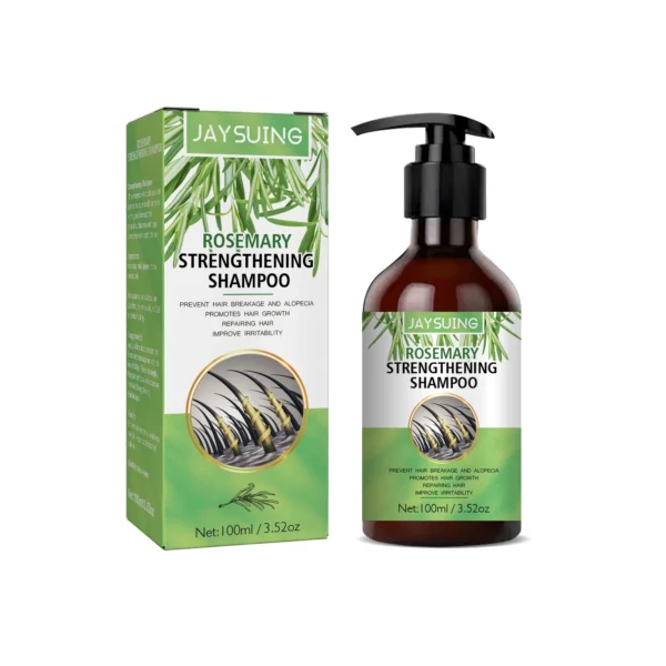 Rosemary Shampoo Anti Hair Loss Fluffy Hair Oil Control Nourish Scalp Repair Dry Frizzy Damaged Hair Strengthening Roots Shampoo - Image 6