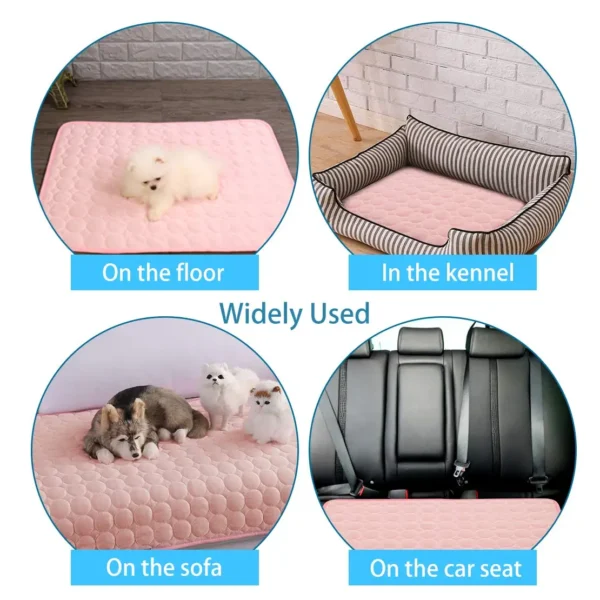 Pet Cooling Mat for Dogs and Cats Moisture Proof Breathable Durable Cooling Bed Summer Comfort Pad Small Large Pets Use - Image 6