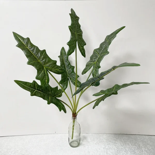 New Artificial Plantain Leaf Long Branch Fake Plants for DIY Party Wedding Room Decor Simulated Plants for Outdoor Decoration - Image 7