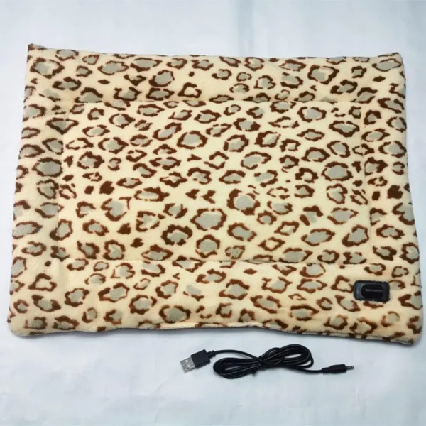 Pet Electric Blanket Washable Winter Warming Pad Cat Dog Heated Nest USB Soft Waterproof Small Pet Mat Bed for Puppy Kitten - Image 4