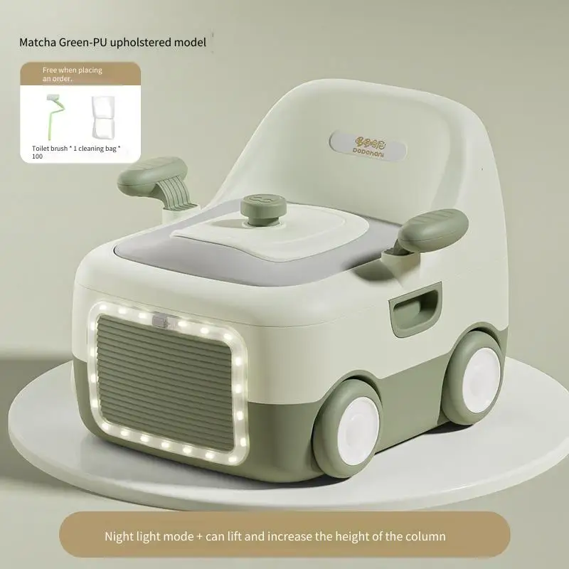 Musical Potty Training Toilet for Kids Baby Toddler Toilet Seat with PU Soft Cushion Night Light and Music Multifunctional Child - Image 8