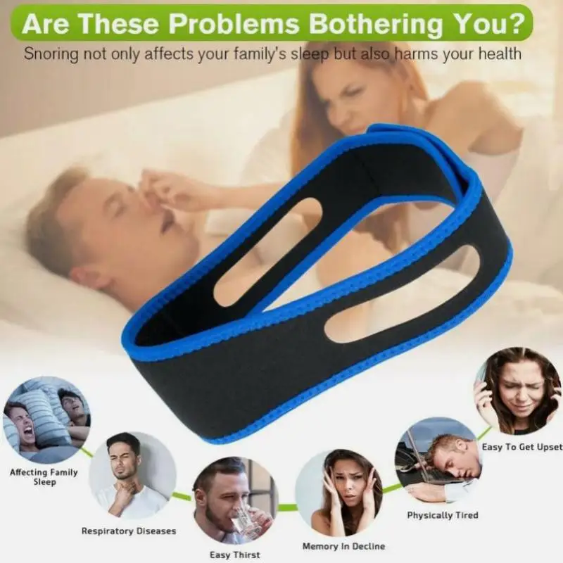 Outdoor Gym Equipment Fitness Anti-Snoring Chin Strap Mouth Guards Stop Bruxism Anti-Nasnoring Solutions Breathe Anti-snoring - Image 3