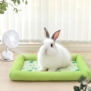 1 PC Summer Pet Cooling Pad Breathable Non-Slip Square Dog Nest for Pet Small Cats Dogs Print Summer Cooling Comfort Pet Bed Pad
