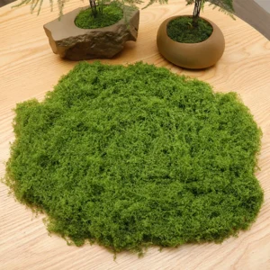 50g Fake Moss DIY Crafts Grass Artificial Moss Faux Preserved Moss Green Plants Home Room Garden Decor Mini Landscape Fake Grass