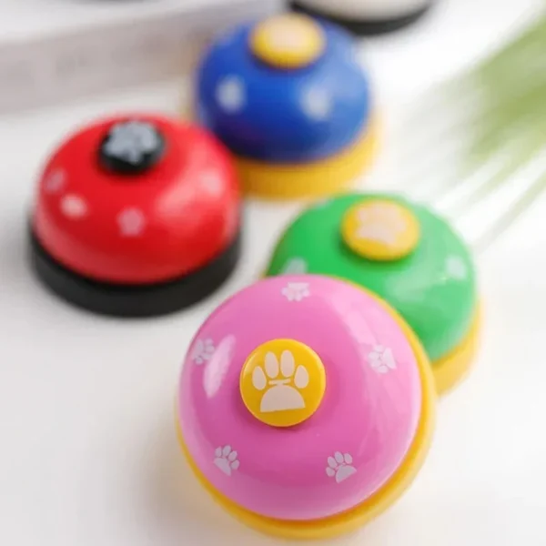 Dogs Training Bells Cat Meal Bell Puppy Feeding Call Bell Child Hand Ability Training Interactive Cats Toy Pet Training Button - Image 5