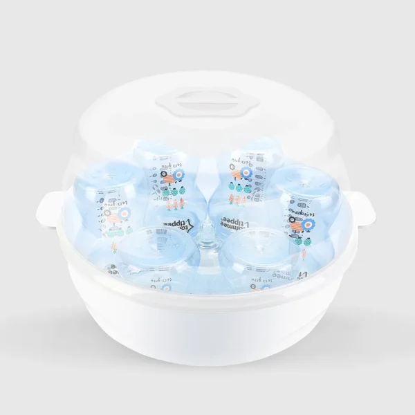 Microwave Steam Sterilizer for Baby Bottles Temperature Nipple Sterilizer Bottle Holder Storage Box Baby Bottle Warmer BPA Free - Image 7