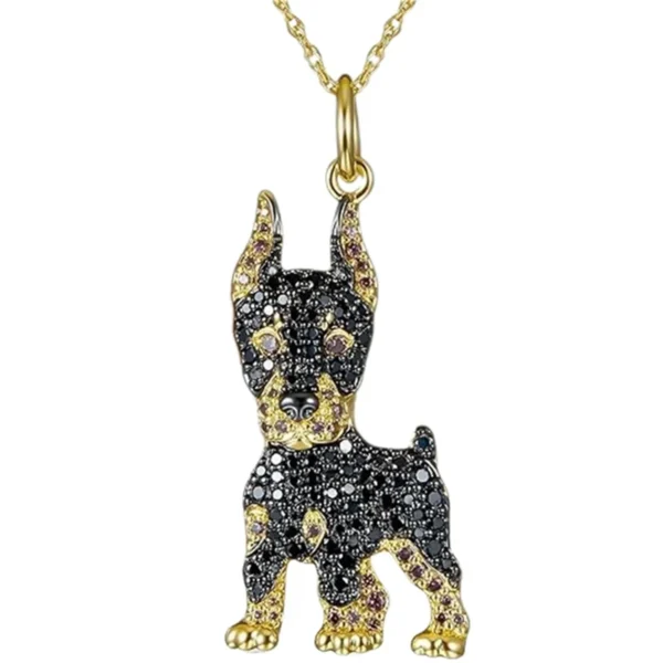 Exquisite Cute Poodle Pendant Necklace Fashion Women's Pet Dog Jewelry Animal Accessories Elegant Party Gifts for Dog Lovers - Image 25
