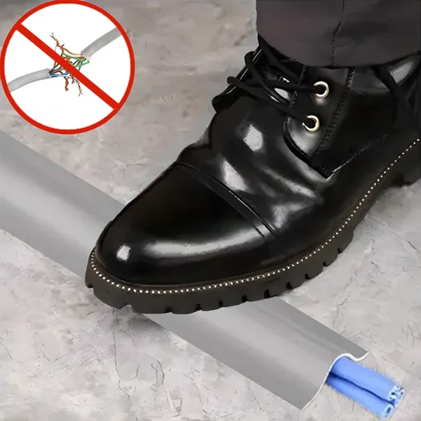 Cable Protector Self-Adhesive PVC Wire Protection Strip Insulation Cord Protection Cover Wear Resistant Prevent Trip Organizers - Image 3
