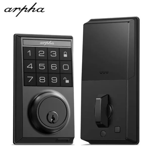 Arpha Smart Lock D100 Smart Keyless Door Lock Electronic Lock with 100 Codes Keypad Deadbolt Door Lock 16 Anti-Peeping Passwords - Image 8