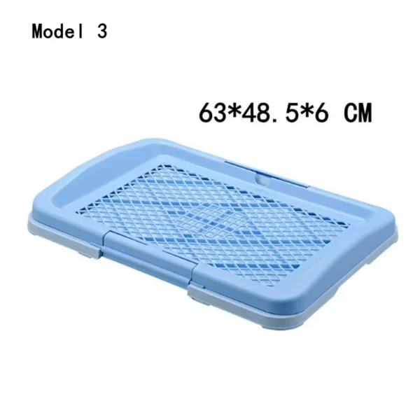 Pet dog toilet, plastic removable easy to clean without wet feet, reusable splash-proof bedpan training dog potty - Image 7