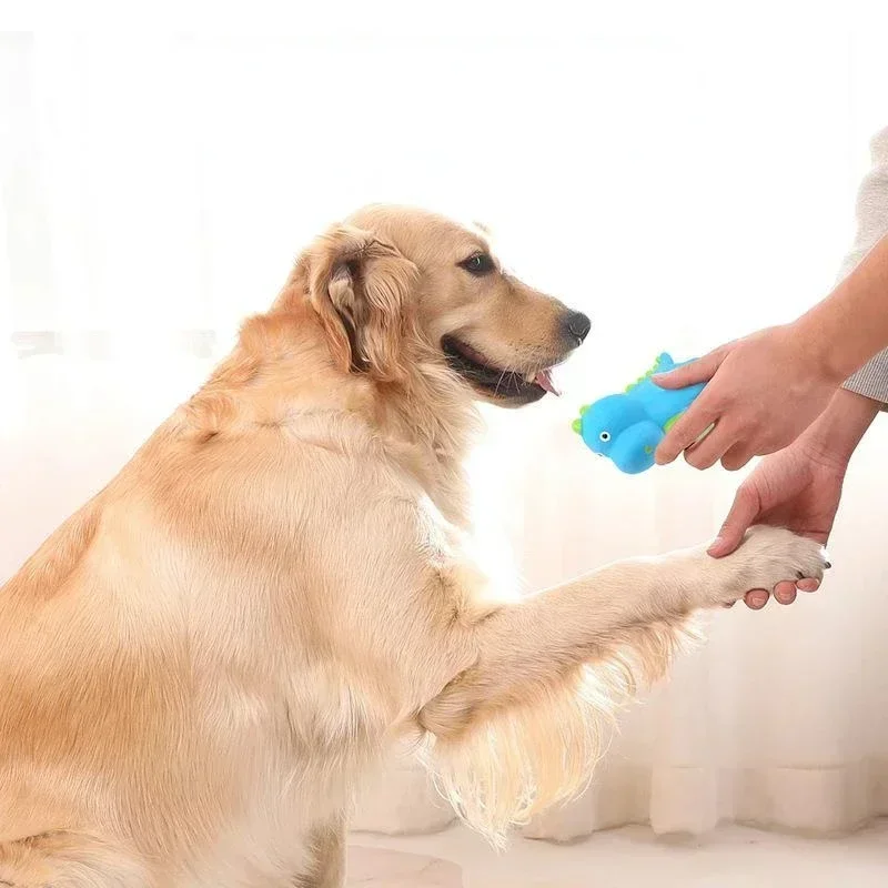 Squeaky Dinosaur Dog Toys Latex Interactive Squeak Funny Cute Dog Toy Multiple Fun Play For Release Excess Energy And Reduce - Image 3