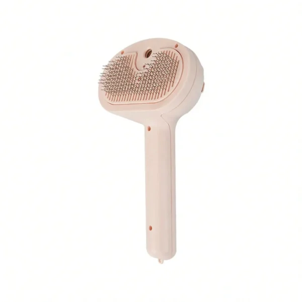3 In 1 Self Cleaning Steamy Pet Brush - Anti-Static, Grooming Tool For Long And Short Hair Pets, Removes Loose Hair - Image 3