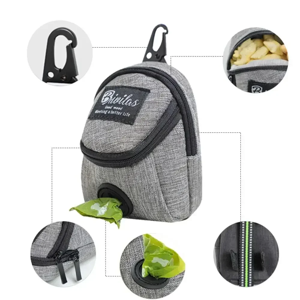 Portable Training Treat Outdoor Pet Dog Treat Pouch Puppy Snack Reward Waist Bag Poop Bag Dog Carriers Bags - Image 4