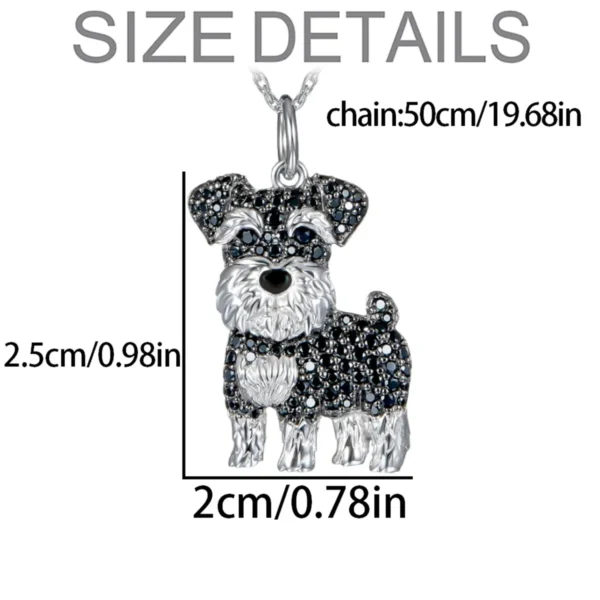 Exquisite Cute Poodle Pendant Necklace Fashion Women's Pet Dog Jewelry Animal Accessories Elegant Party Gifts for Dog Lovers - Image 6