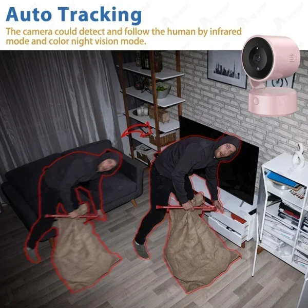 5MP Tuya Wifi One-Touch Call Camera Indoor  Security IP Camara Two Way Audio Mini Baby Monitor PIR Auto Tracking Surveillance - Image 3
