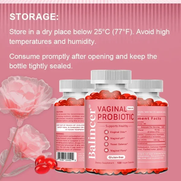 Probiotics for Women - Nourishes Digestive System, Promotes Digestion and Intestinal Health, Enhances Immunity, Overall Health - Image 3
