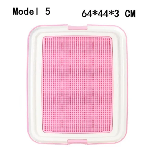 Pet dog toilet, plastic removable easy to clean without wet feet, reusable splash-proof bedpan training dog potty - Image 9