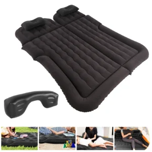 Air Mattress 12V Inflator Pump Electric with Flocking  Travel for SUV MPV RV Car Air Mattress Outdoor Airbed