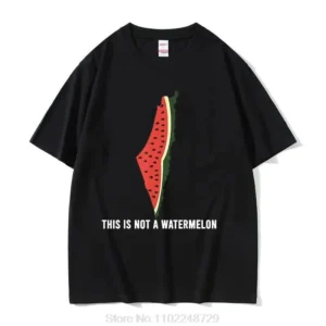 Funny This Is Not A Watermelon Graphic T Shirt Men High Quality Fashion Clothing T-Shirts Summer Casual Oversized Cotton t shirt