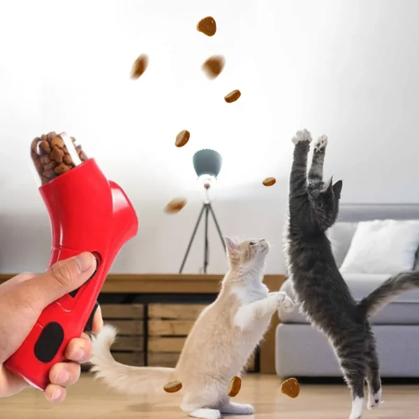 Dog Food Training Equipment  Portable Interactive Treat Pet Food Dispenser Launcher Gun Pet Snack Feeder Tool Pets Supplies - Image 2