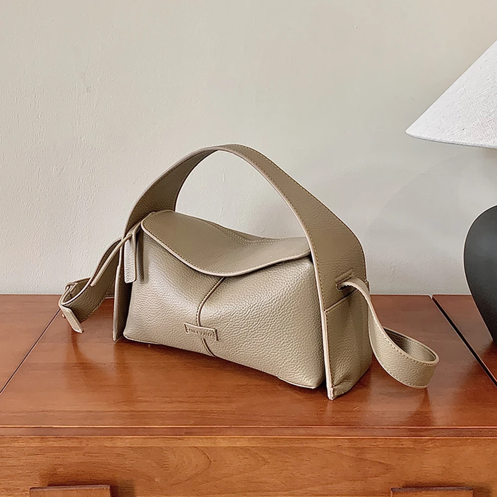 Shoulder Bags for Women PU Leather Horizontal Niche Crossbody Bag Large Capacity Fashion Trend Shoulder Bags Work Travel Purses - Image 7