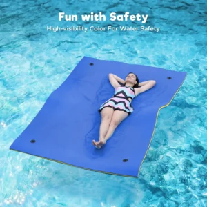 9X6ft Mattress For Swimming Air Water Water Floating Bed Smooth Soft Comfortable Water Float Mat For Sunbathing Water Sports
