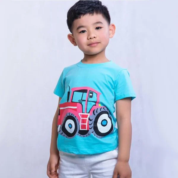 Baby Boy T-Shirts For Children Clothing Summer Clothes Boys Short Sleeve Shirt Print Cotton Kids Tee Shirt Tops - Image 4