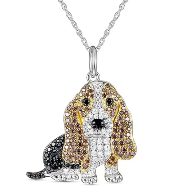 Exquisite Cute Poodle Pendant Necklace Fashion Women's Pet Dog Jewelry Animal Accessories Elegant Party Gifts for Dog Lovers - Image 14