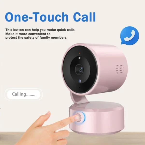 5MP Tuya Wifi One-Touch Call Camera Indoor  Security IP Camara Two Way Audio Mini Baby Monitor PIR Auto Tracking Surveillance - Image 2
