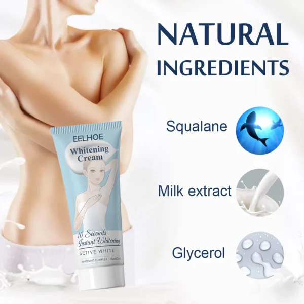 Whitening care cream,Underarm beauty care, Body concealer, Brighten moisturizing and refreshing, Nourish and protect the skin - Image 4