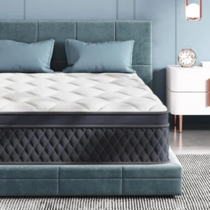 10/12 Inch Hybrid Memory Foam Mattress in a Box, Pressure Relief, Pocket Springs for Motion Isolation, Medium Firm S