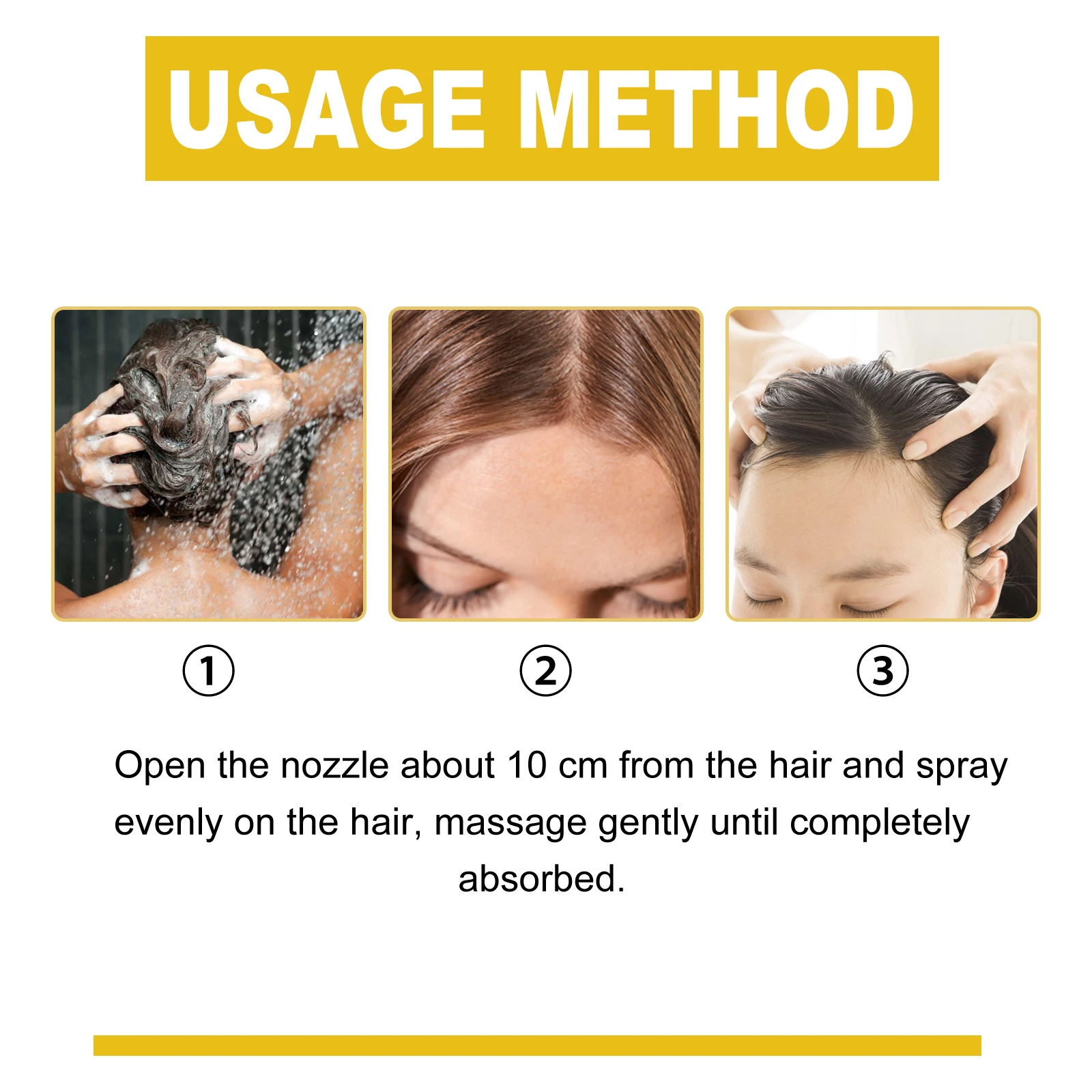 JAYSUING Hair Moisturizing Oil Spray Repair Damaged Dry Frizzy Smooth Balance Grease Nourish Roots Soften Scalp Hair Care Serum 100ml/box - Image 2