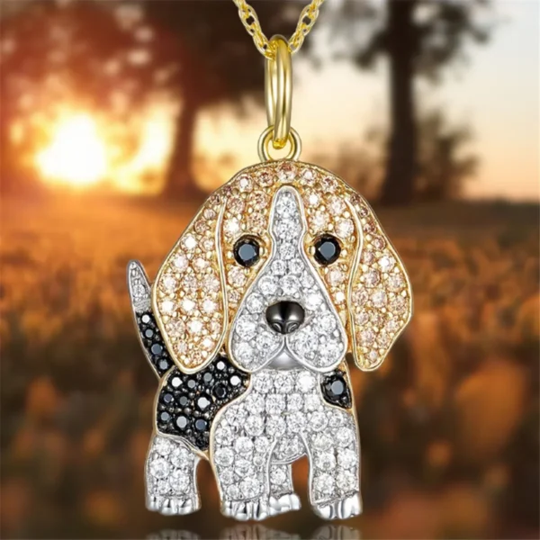 Exquisite Cute Poodle Pendant Necklace Fashion Women's Pet Dog Jewelry Animal Accessories Elegant Party Gifts for Dog Lovers - Image 20