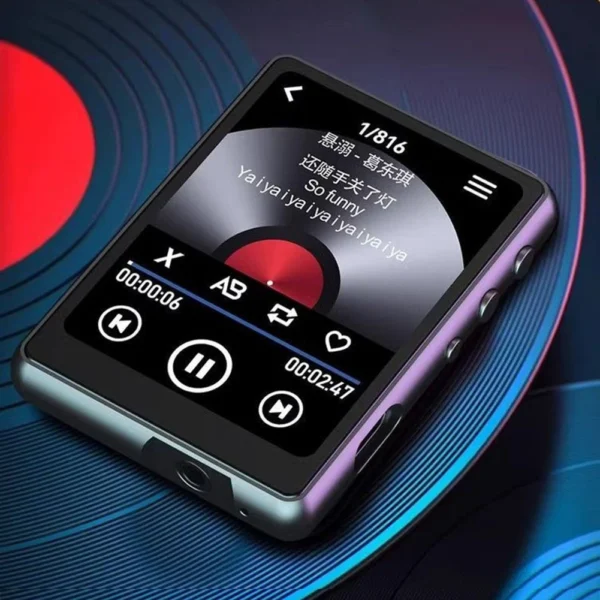 MP3 MP4 Player Lossless Music Player Full Touch Screen Bluetooth-Compatible Voice Recorder with Speaker FM/E-book/Recorder - Image 2