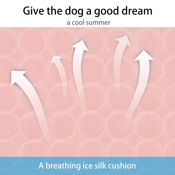 Pet Cooling Mat for Dogs and Cats Moisture Proof Breathable Durable Cooling Bed Summer Comfort Pad Small Large Pets Use - Image 3