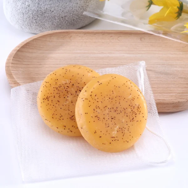 Natural TurmericShampoo Soap Reduce Hair Loss Clean Dandruff Nourish Moisturize Scalp Improve Hair Quality Hair Care Product 60g - Image 6