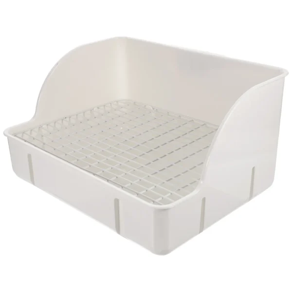 Rabbit Potty Pet Bedpan Bunny Cage Toilet Large Washable Dog Pee Pads Plastic for Rabbit - Image 10