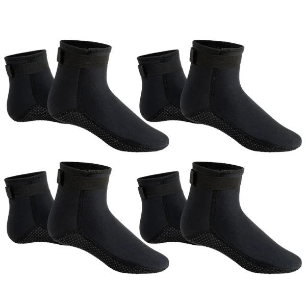 3mm Beach Volleyball Socks Anti-Slip Wetsuit Footwear Thermal Diving Socks for Diving Snorkeling Kayaking Paddling for Men Women