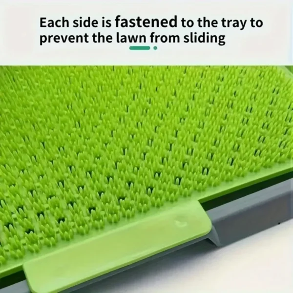 Pet Dog Toilet Dog Potty Pan Artificial Grass Pee Pad Anti-Splash Removable Large Dog Urinal Puppy Kitten Urine Cleaning Tool - Image 5