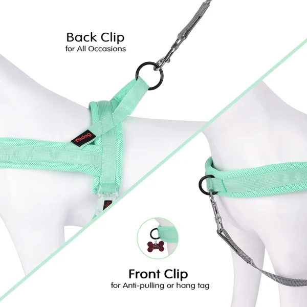 Soft No Pull Dog Harness Nylon Pitbull Dog Puppy Harnesses Padded Pet Vest Adjustable for Small Medium Large Dog Chihuahua Pug - Image 4