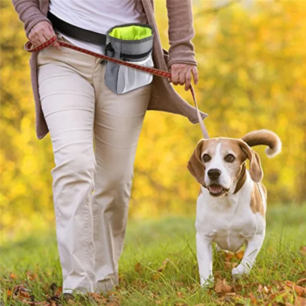 Pet Dog Puppy Training Treat Snack Pet Feed Pocket Pouch Multifunctional Pouch Food Crossbody Bag Pocket Dogwalking Waist Bag - Image 4