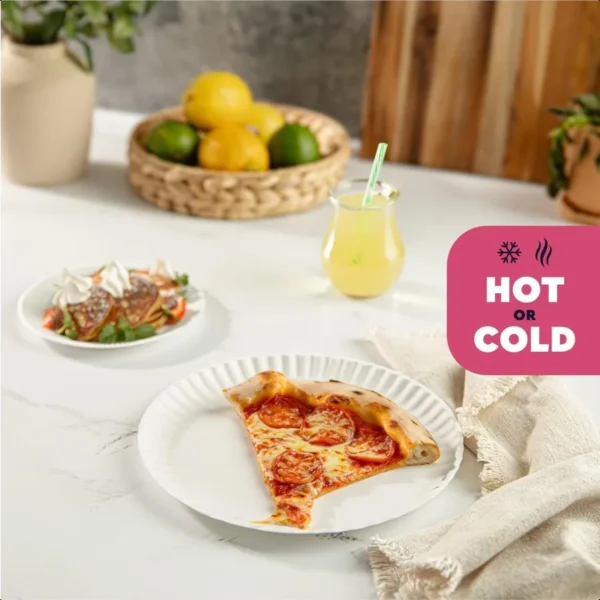 Small Paper Plates [100Pack] 6Inch Round White 6 Inch Paper Plates Lightweight Uncoated Disposable Plates For Crafts Events Pro - Image 5
